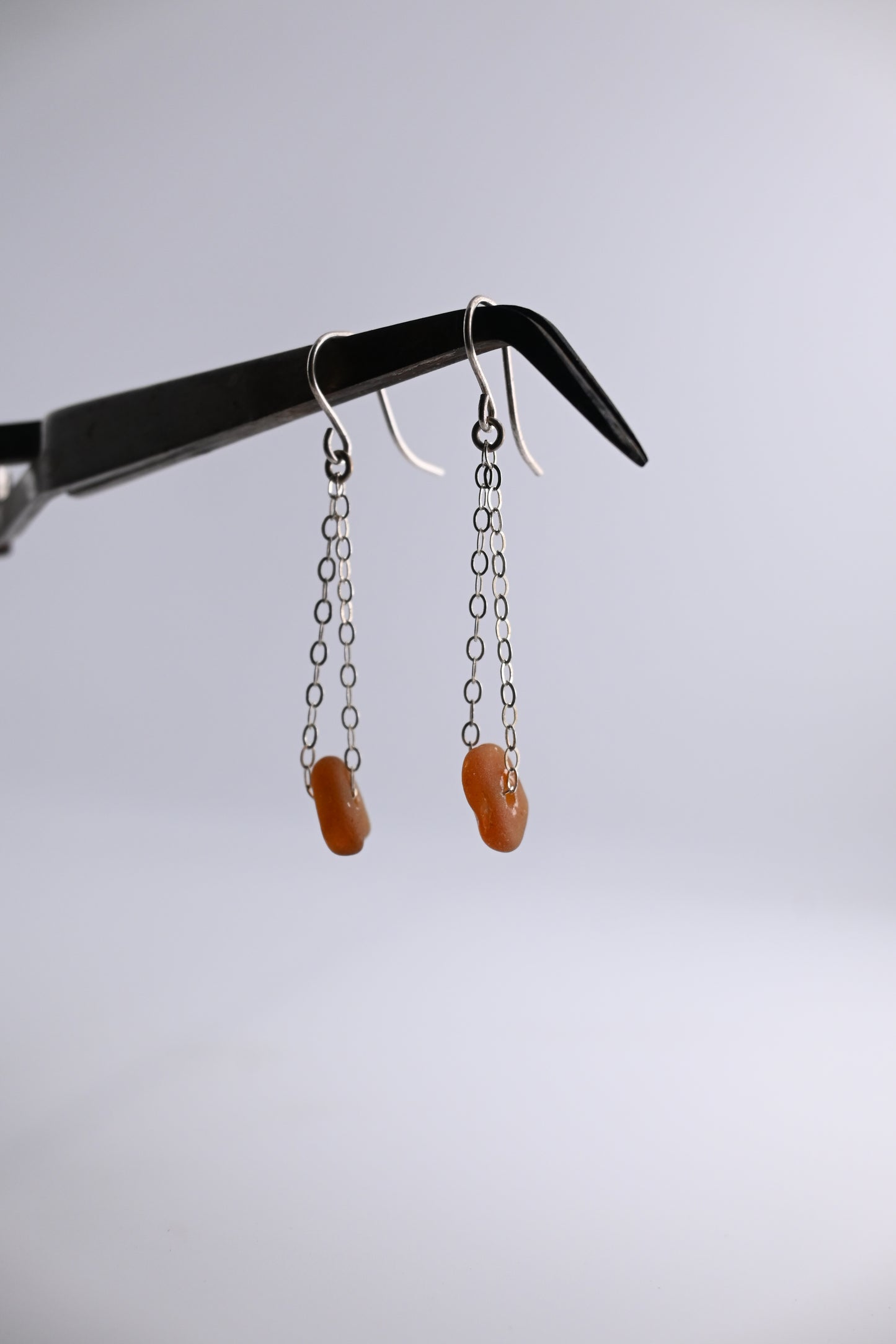 Sea Glass Chain Earring