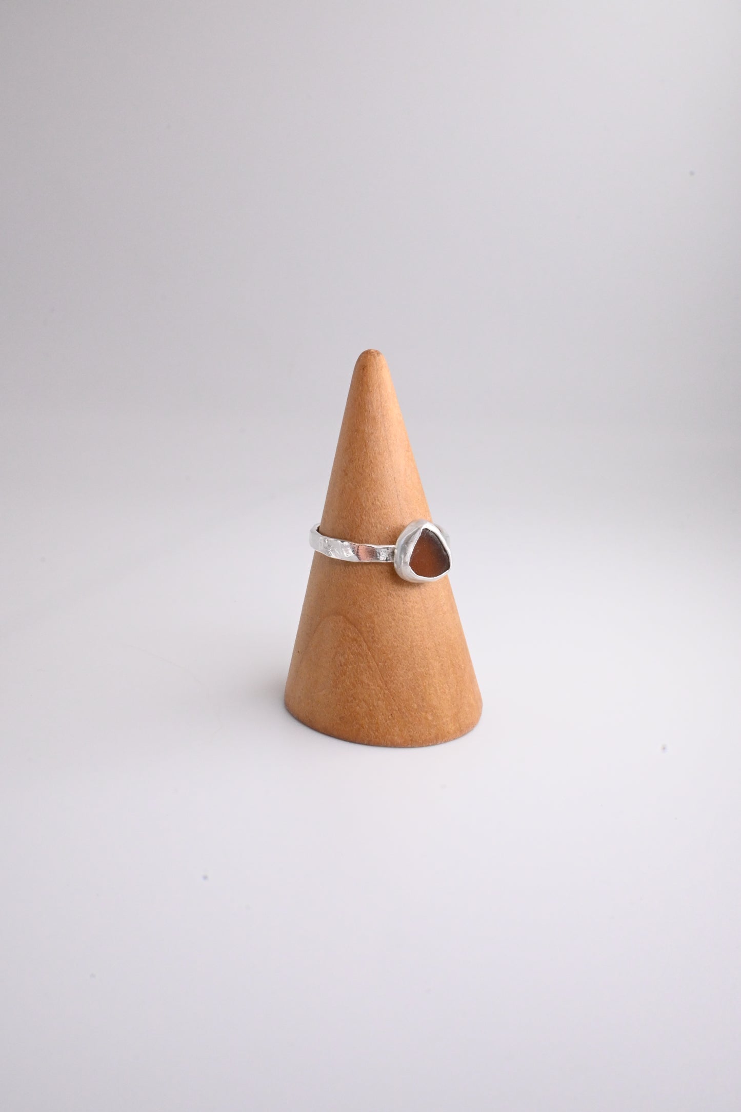 Sea Glass Ring 1mm [Size 7]