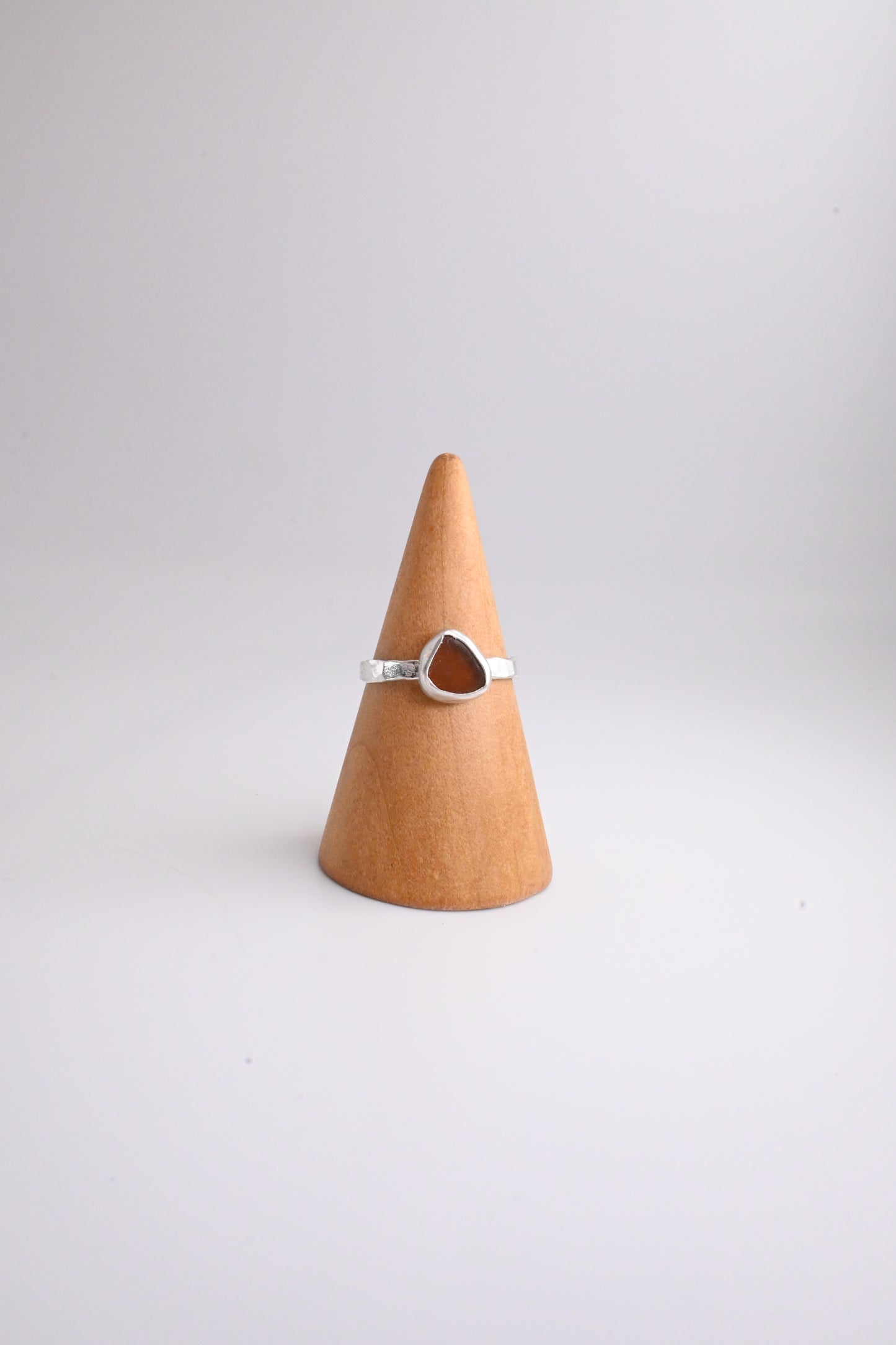 Sea Glass Ring 1mm [Size 7]