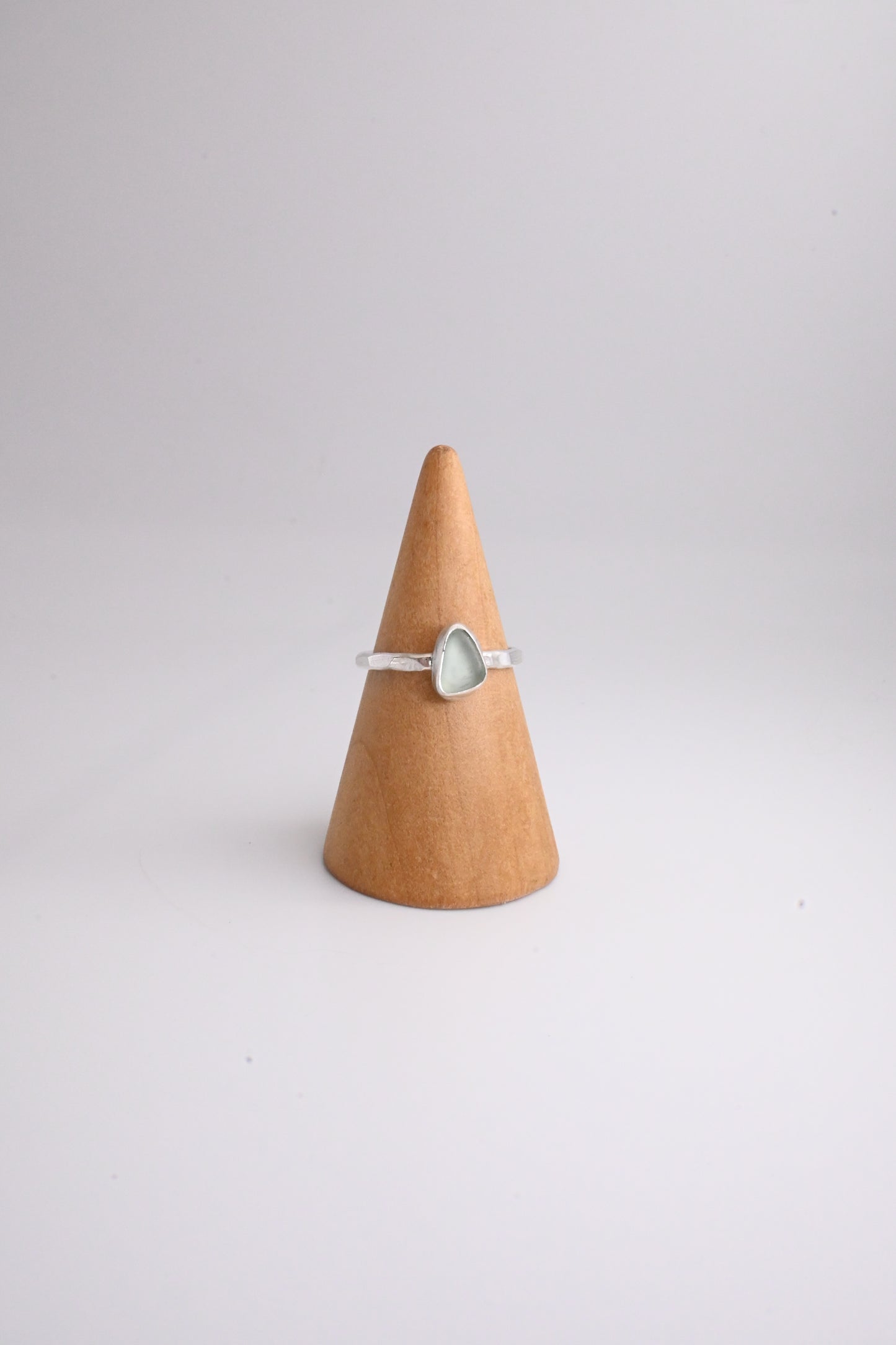 Sea Glass Ring 1mm [Size 7]