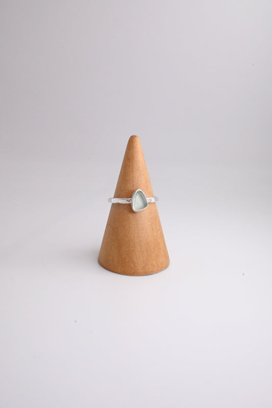 Sea Glass Ring 1mm [Size 7]