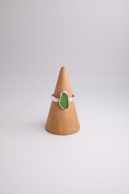 Sea Glass Ring 3mm [Size 7]