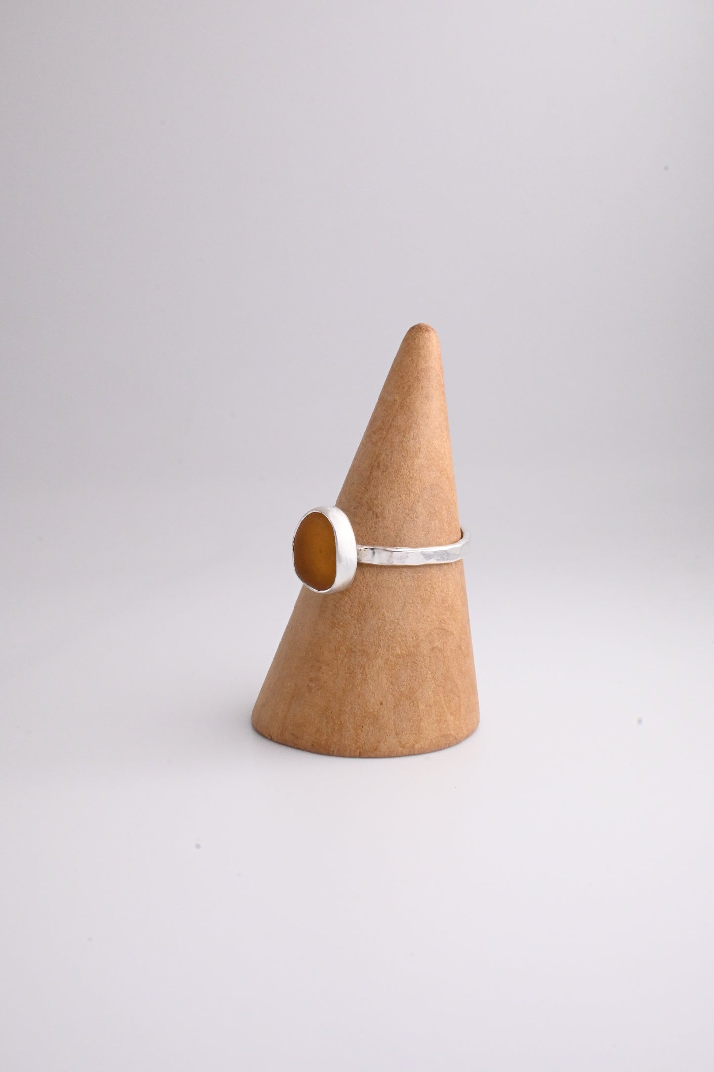 Sea Glass Ring 1mm [Size 8]