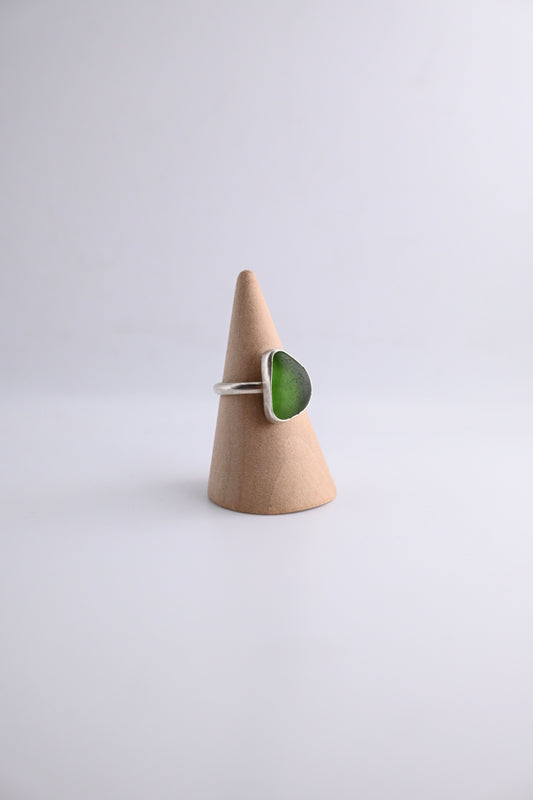 Sea Glass Ring [Size 8]