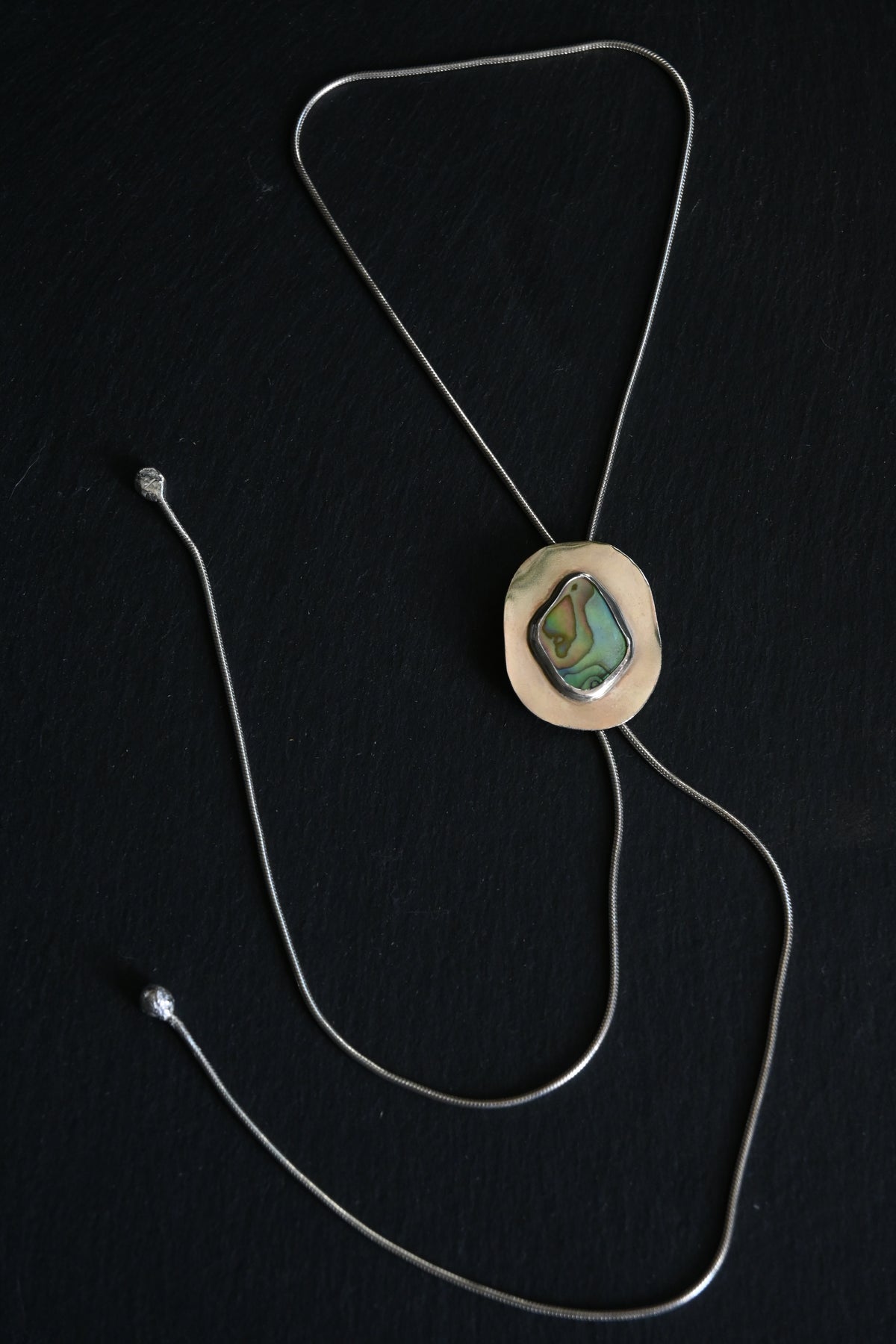 Abalone Bolo Tie