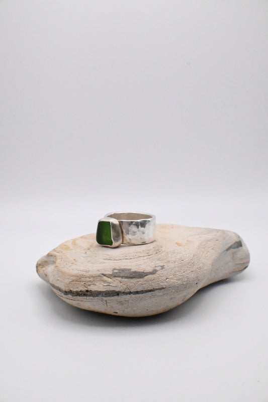 Sea Glass Chunky Ring [Size 8.5]