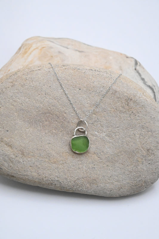 Sea Glass Pendant (no chain)