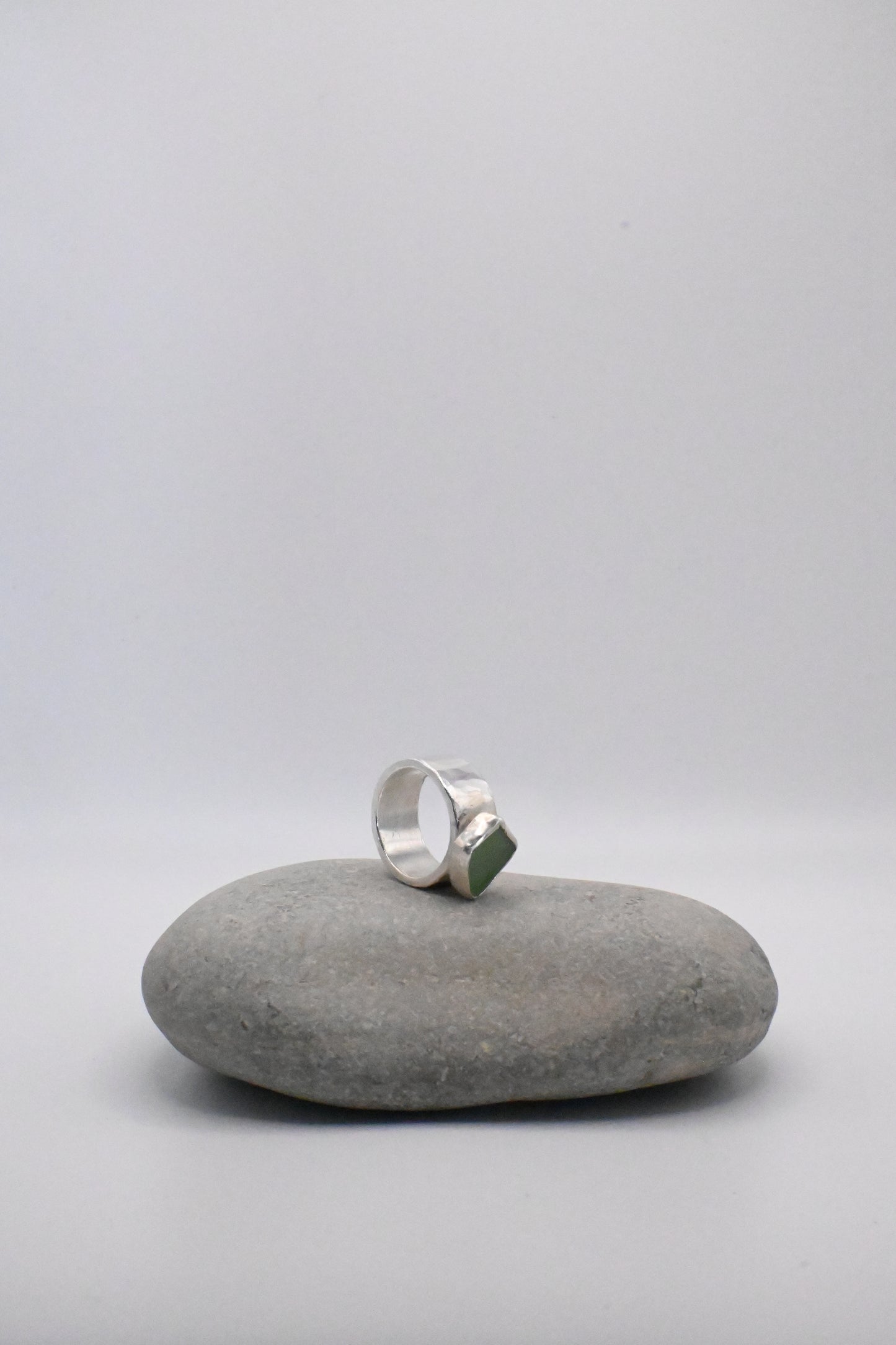 Sea Glass Chunky Ring [Size 9]