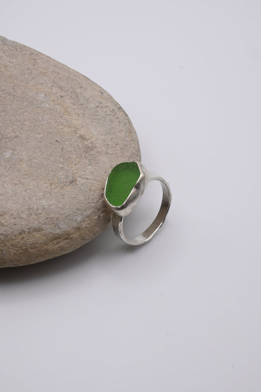 Sea Glass Ring [Size 6.75]