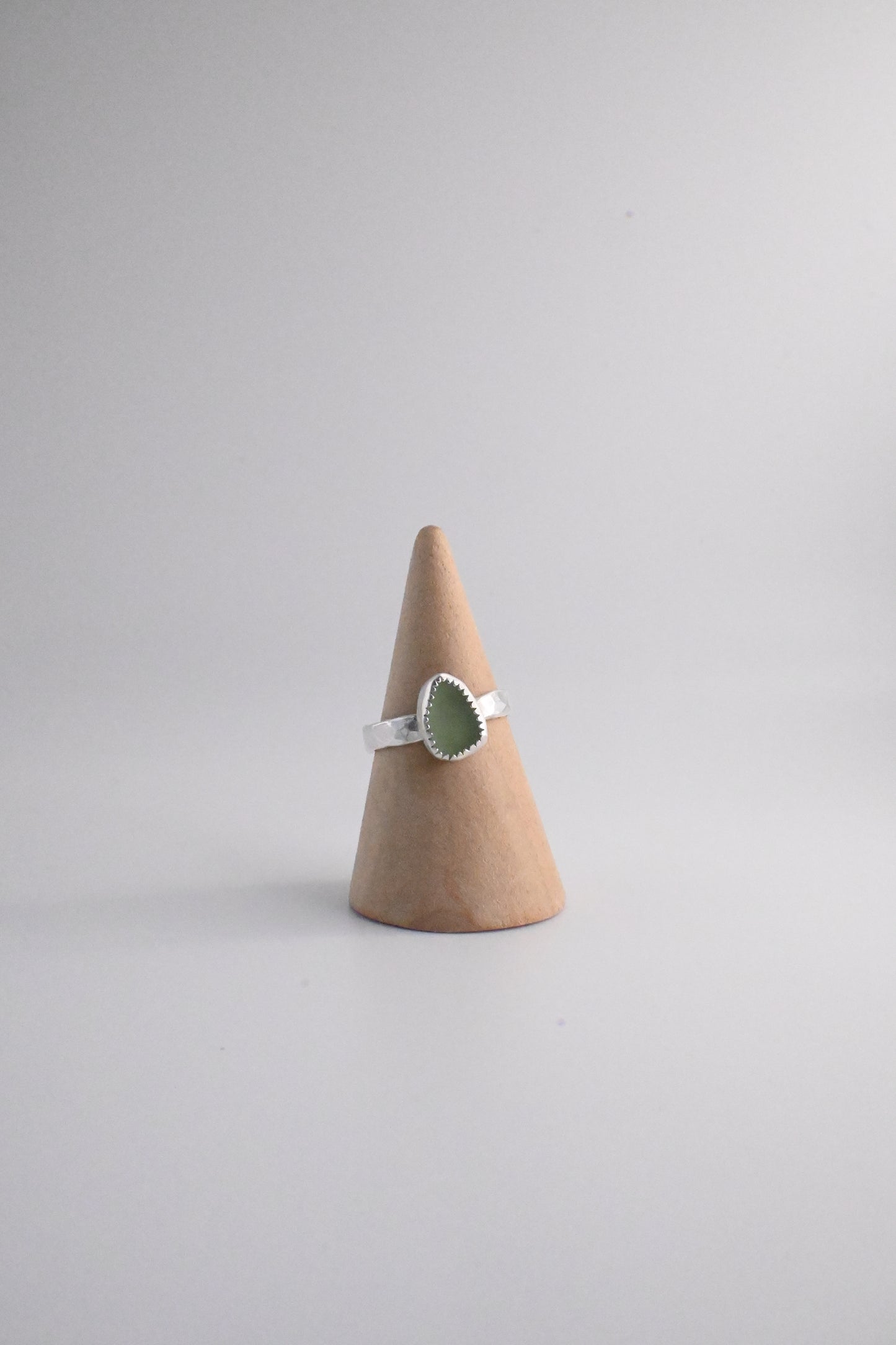 Sea Glass Ring [Size 8]