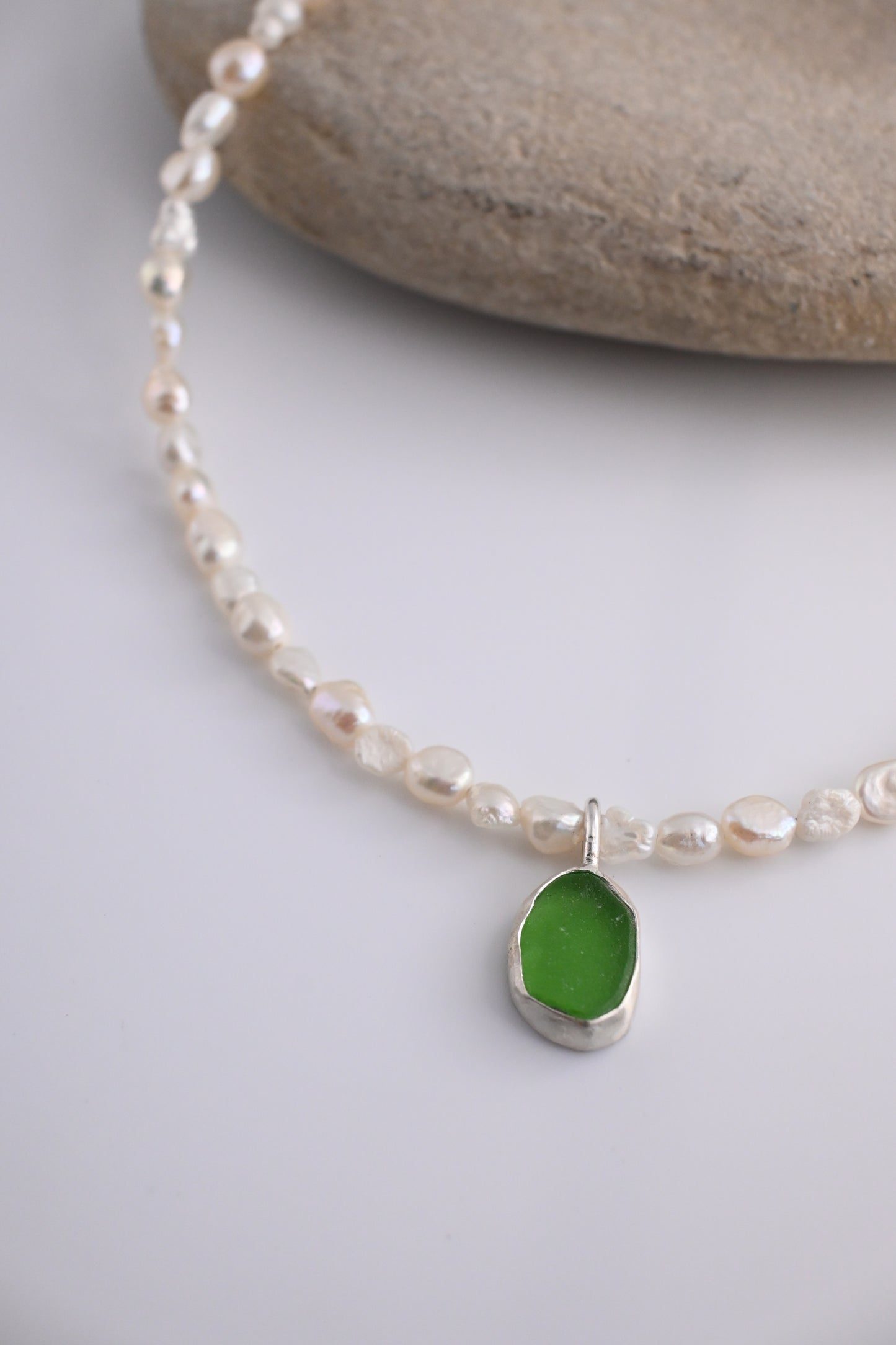 Sea Glass Charm Necklace