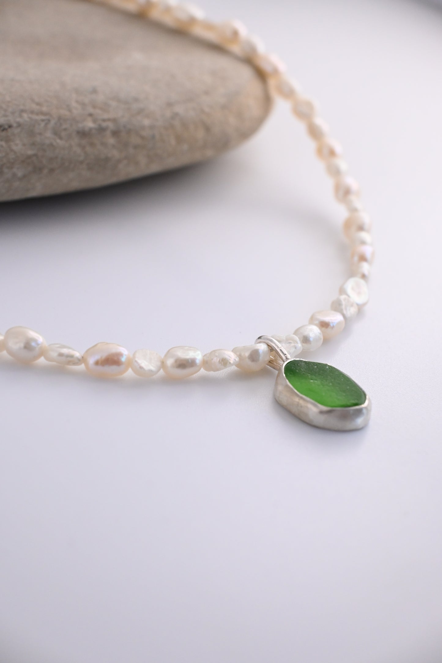 Sea Glass Charm Necklace