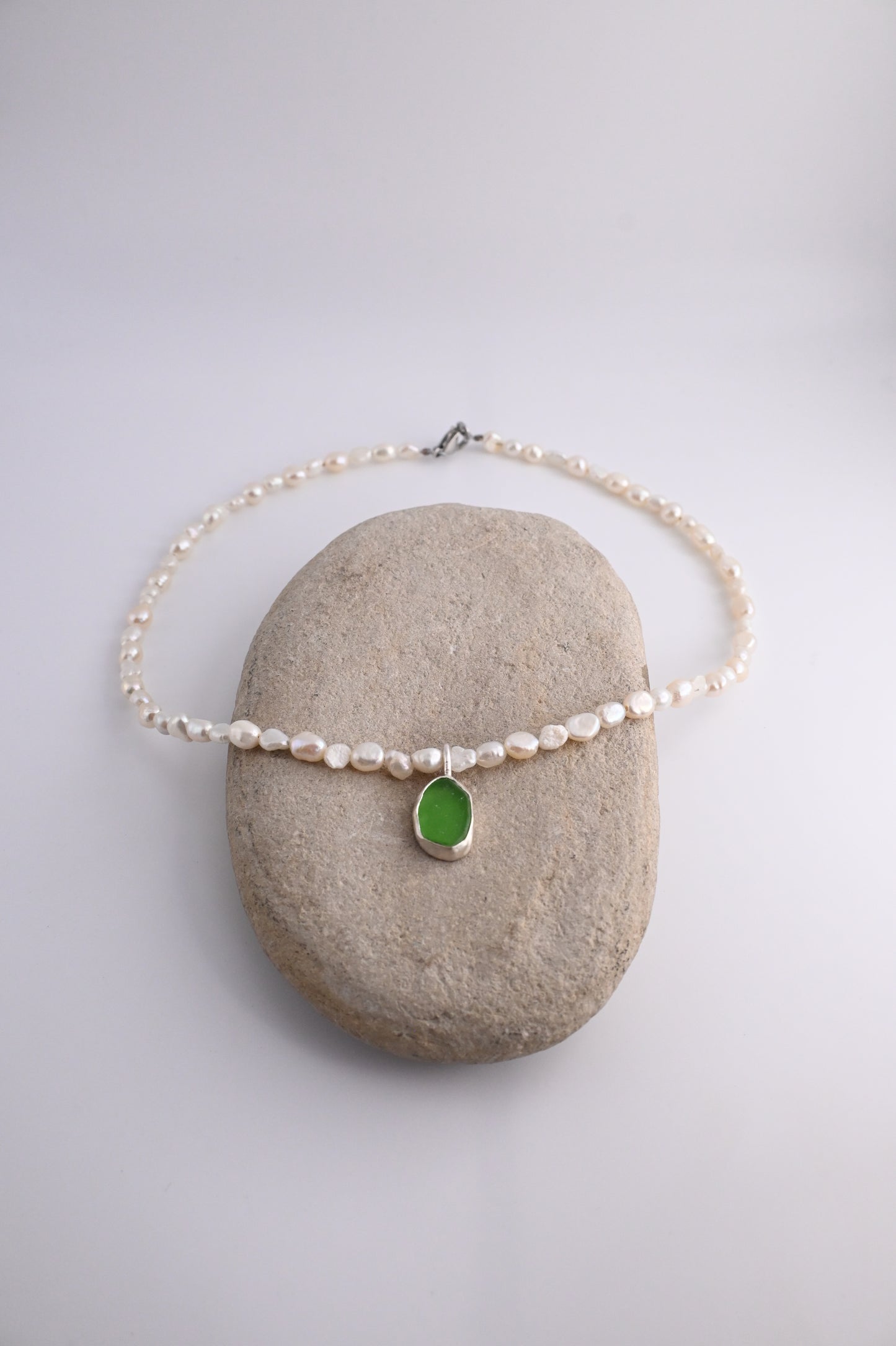 Sea Glass Charm Necklace