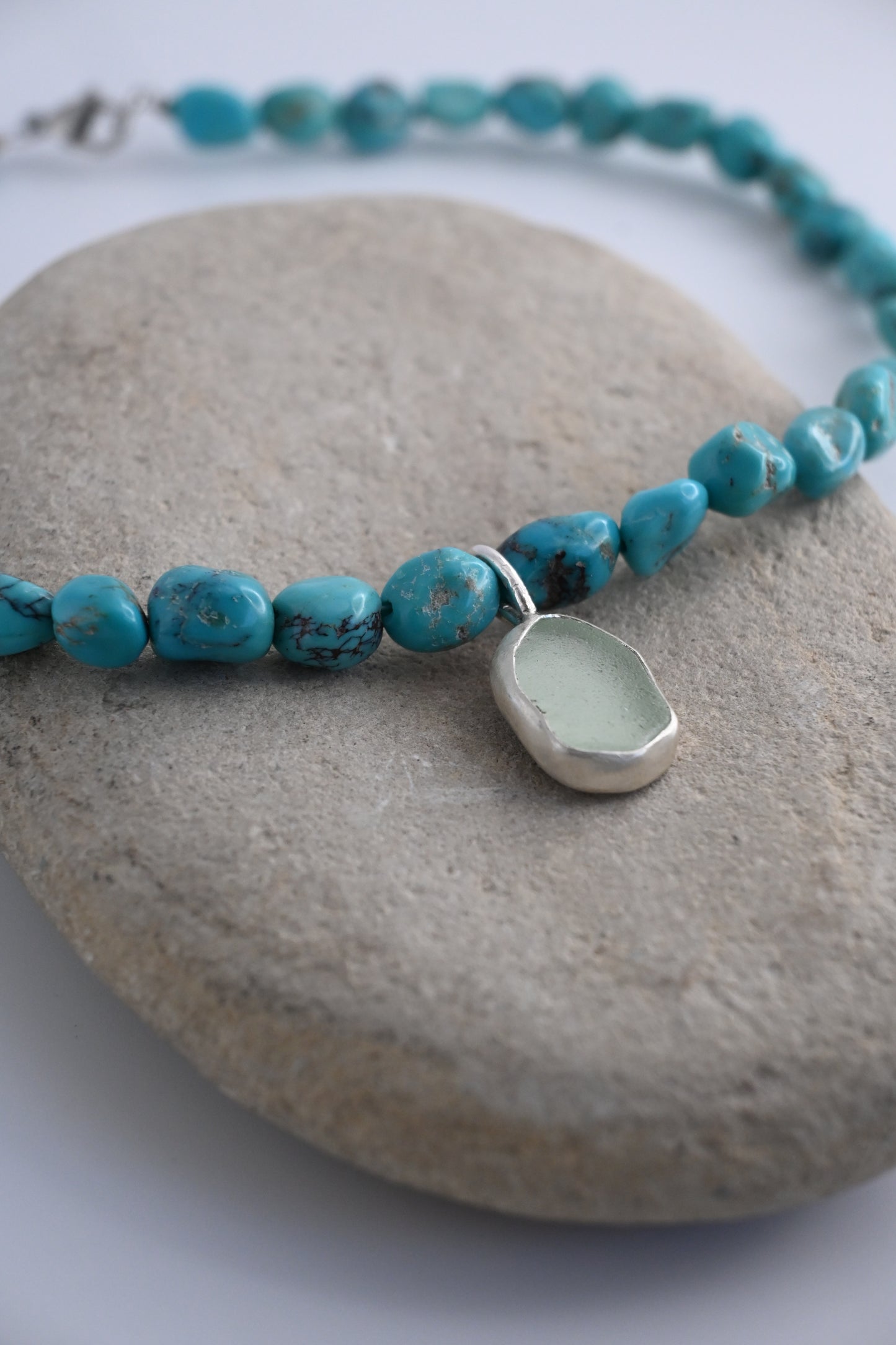 Sea Glass Charm Necklace