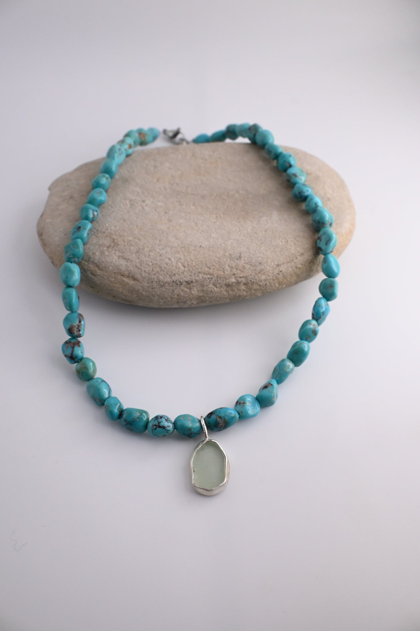 Sea Glass Charm Necklace