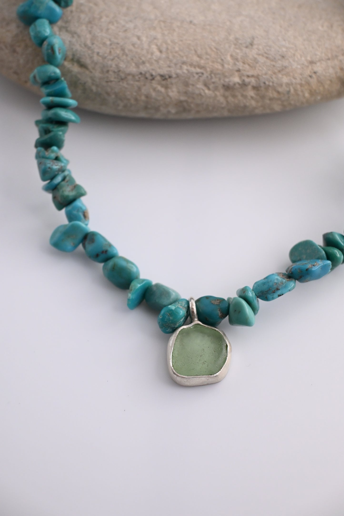 Sea Glass Charm Necklace