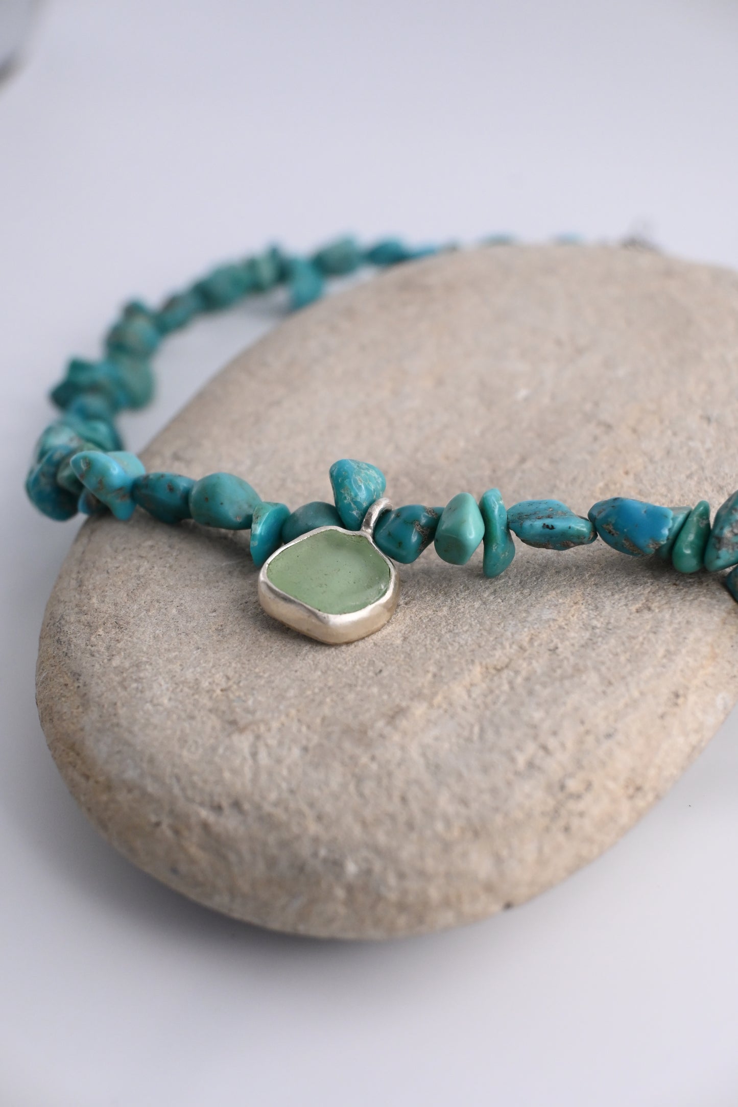 Sea Glass Charm Necklace