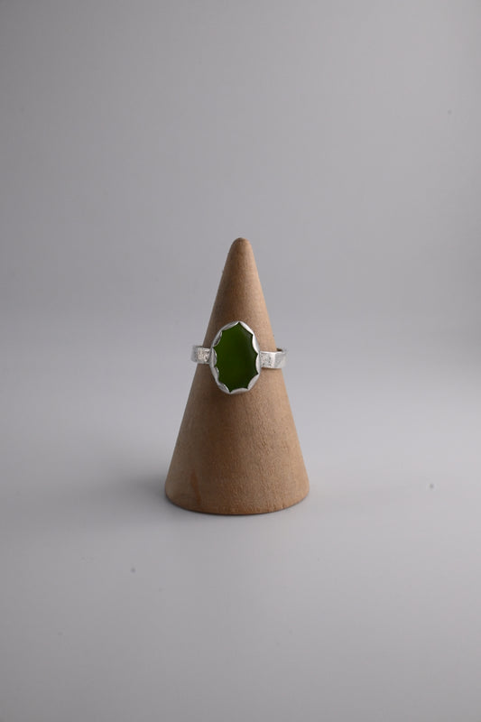 Sea Glass Ring 3mm [Size 6]