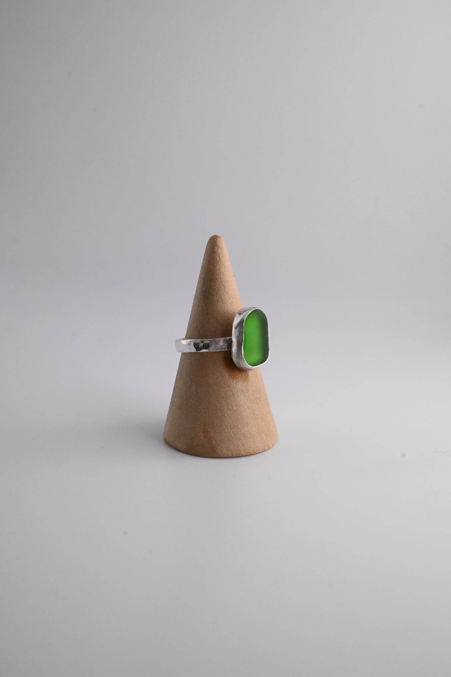 Sea Glass Ring 3mm [Size 8]