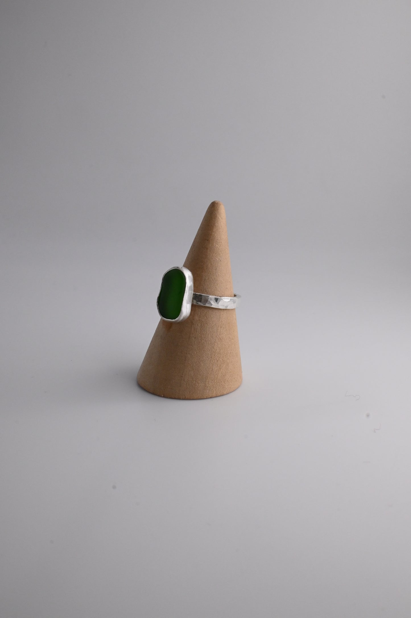 Sea Glass Ring 3mm [Size 8]