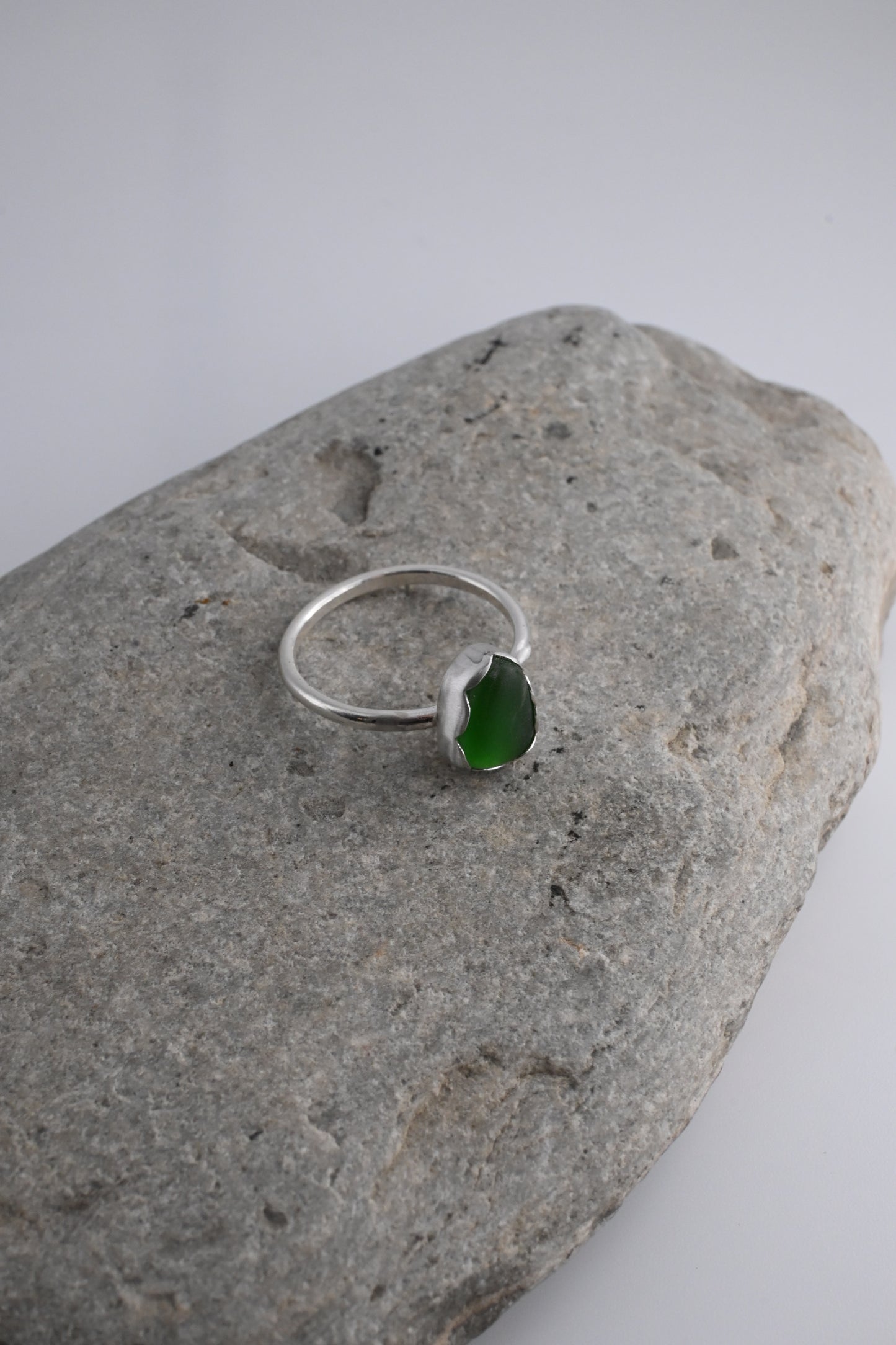 Sea Glass Ring [Size 7]