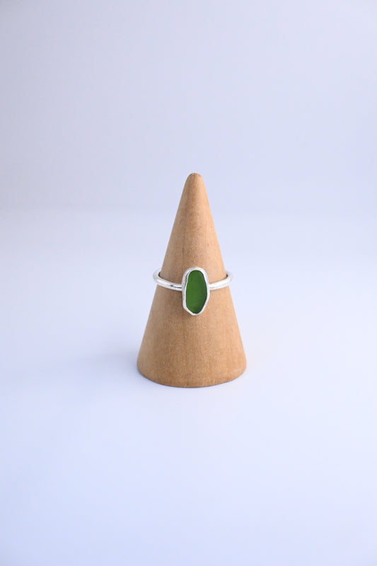 Sea Glass Ring [Size 8]