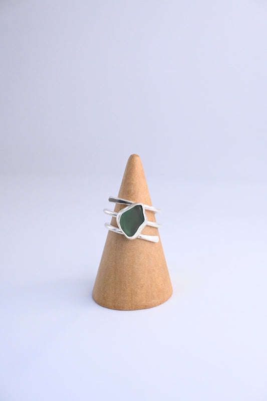 Sea Glass Ring [Size 7]