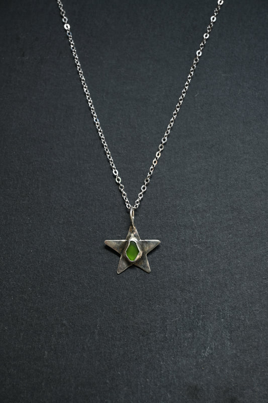 Star Sea Glass Pendant