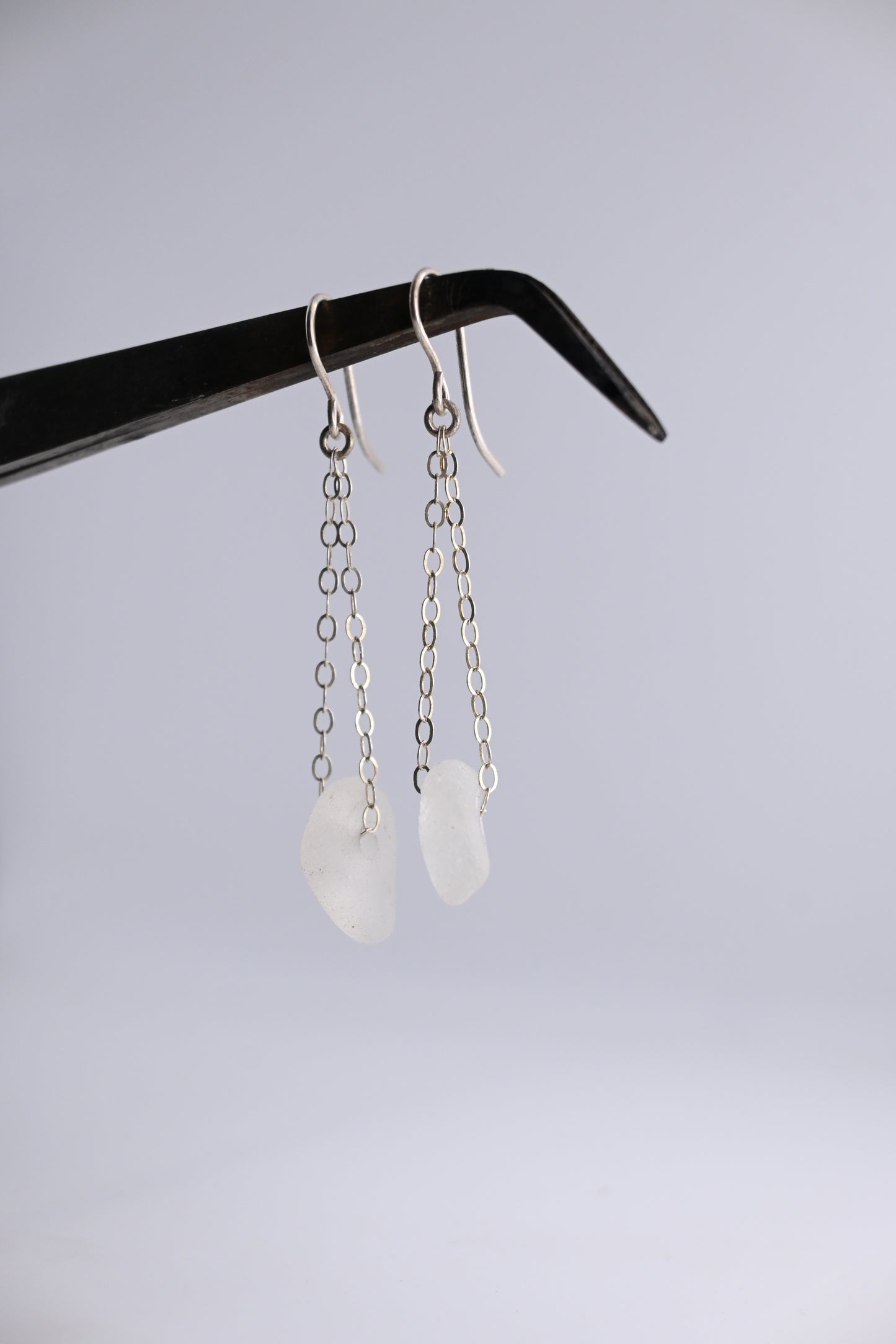 Sea Glass Chain Earring