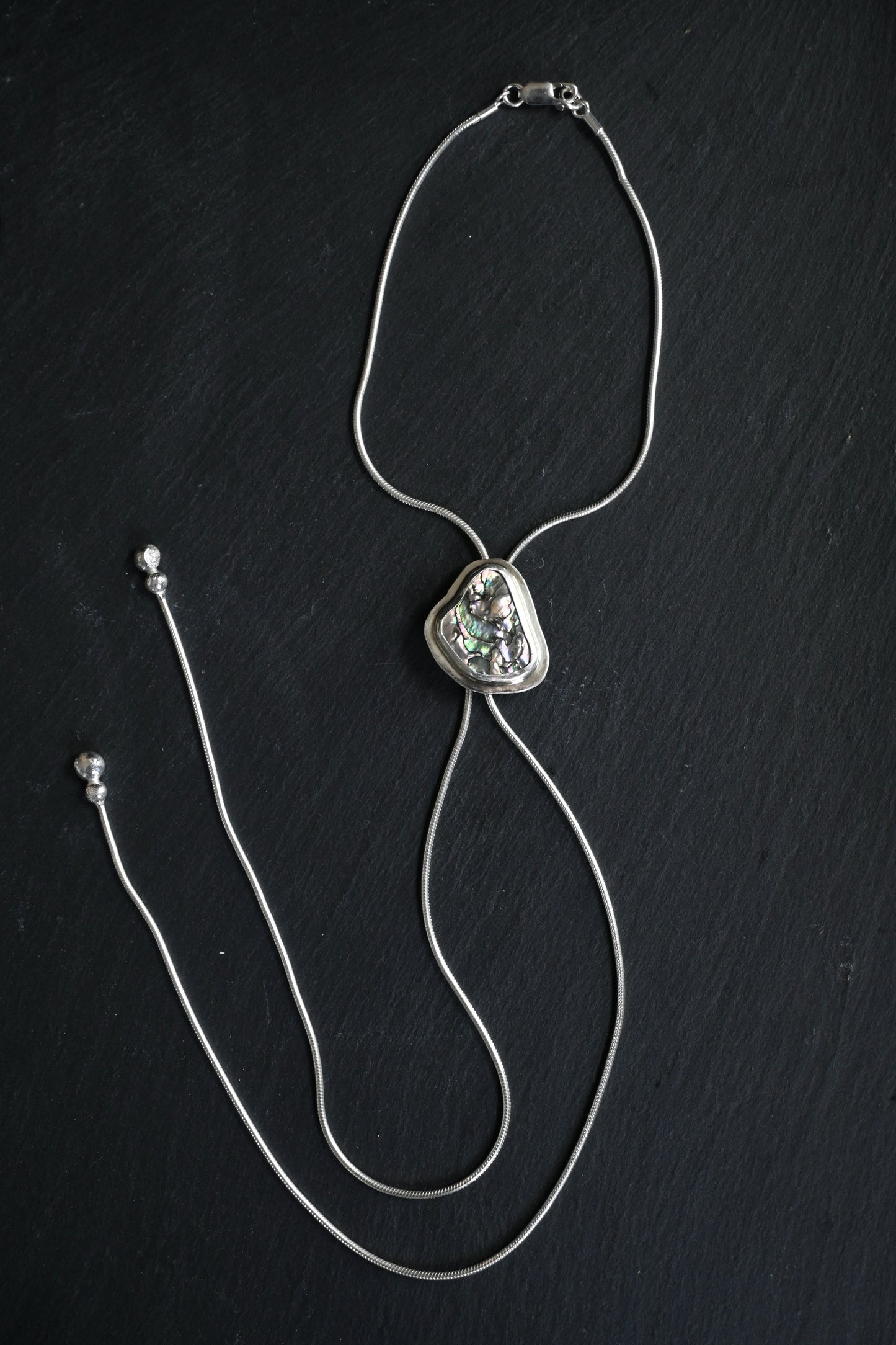 Abalone Bolo Tie