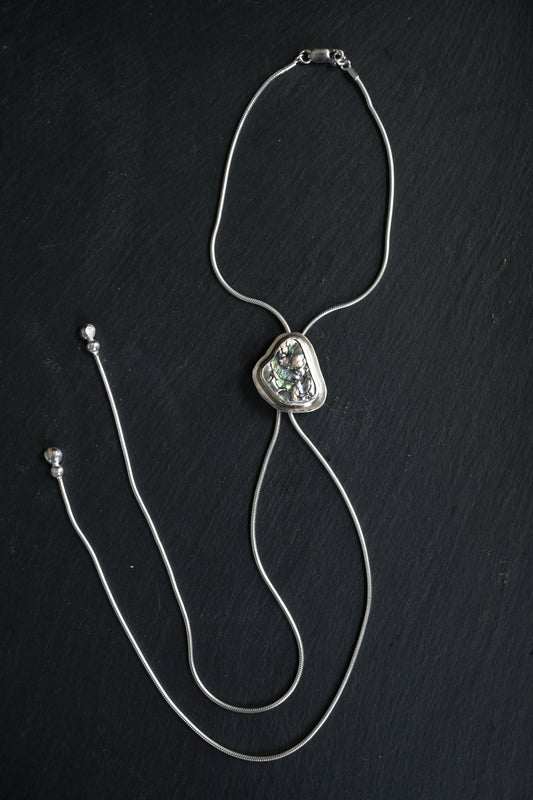 Abalone Bolo Tie