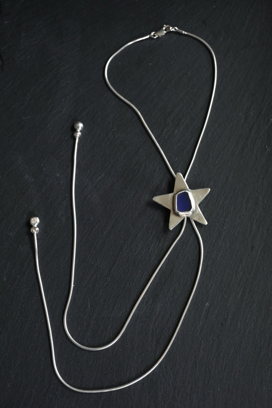 Sea Glass Star Bolo Tie