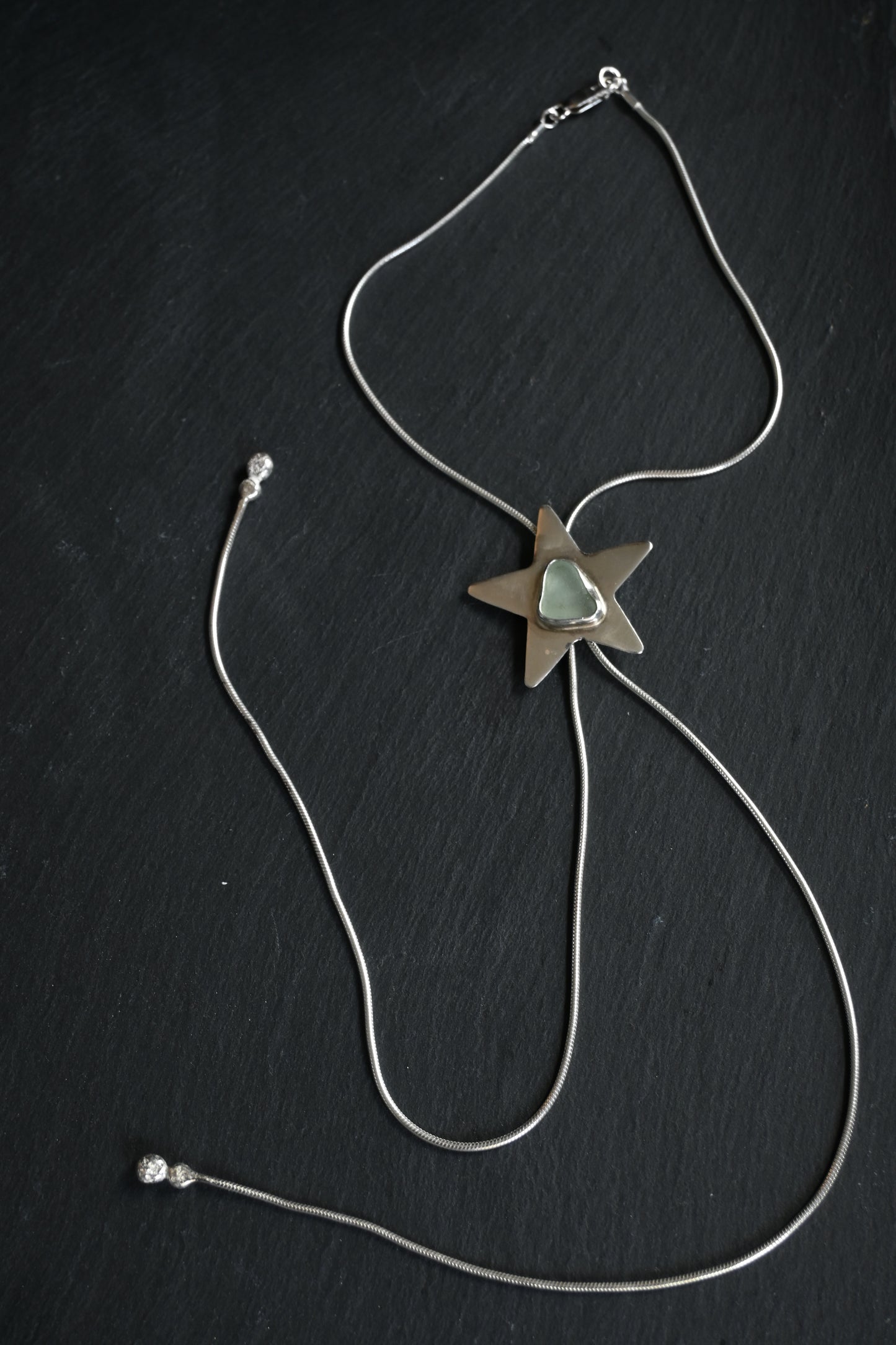 Sea Glass Star Bolo Tie