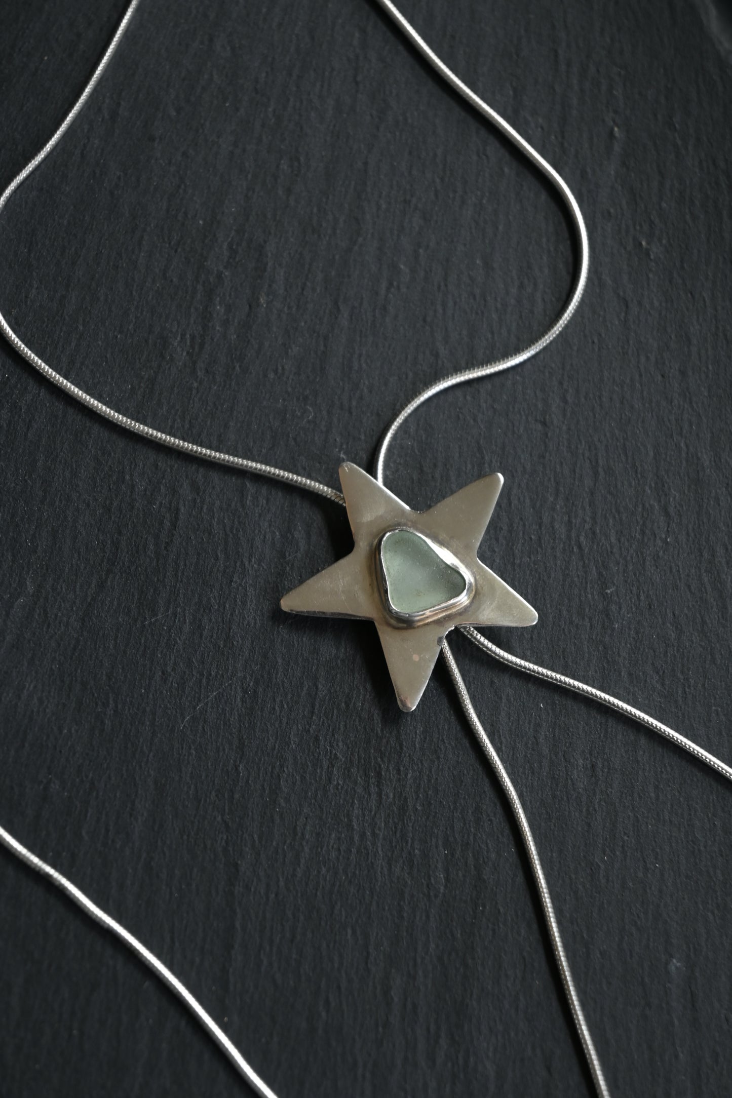 Sea Glass Star Bolo Tie