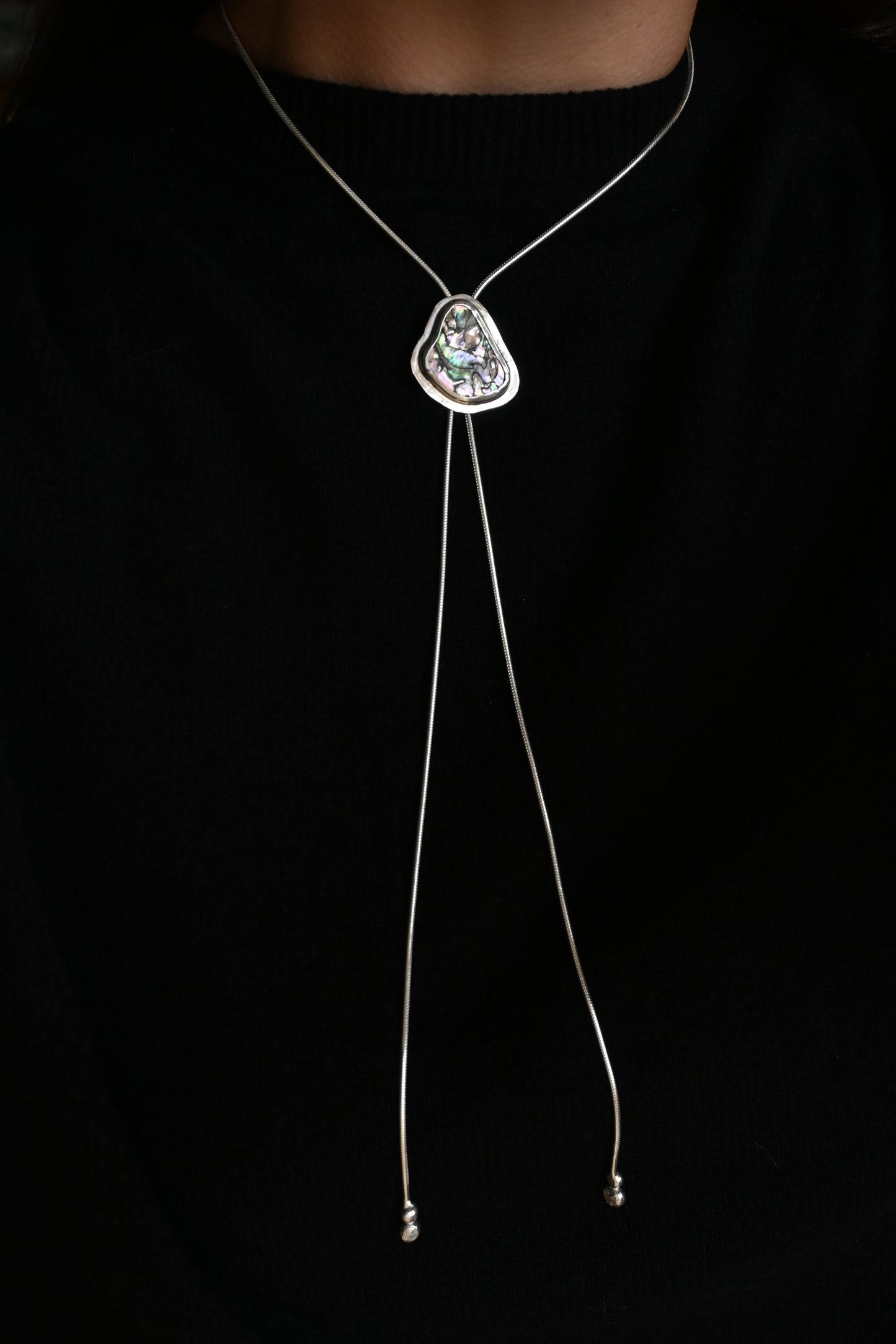 Abalone Bolo Tie