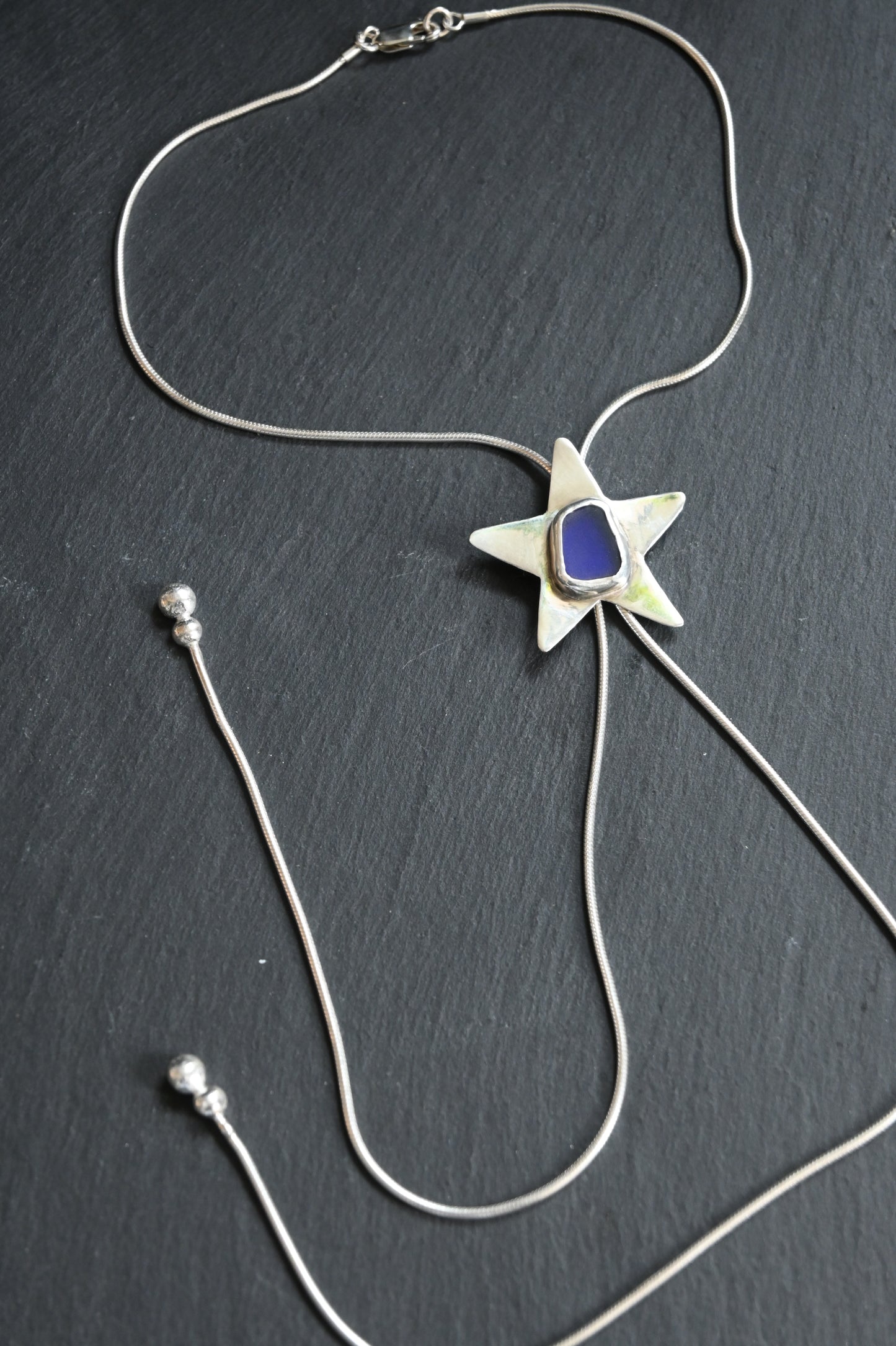 Sea Glass Star Bolo Tie