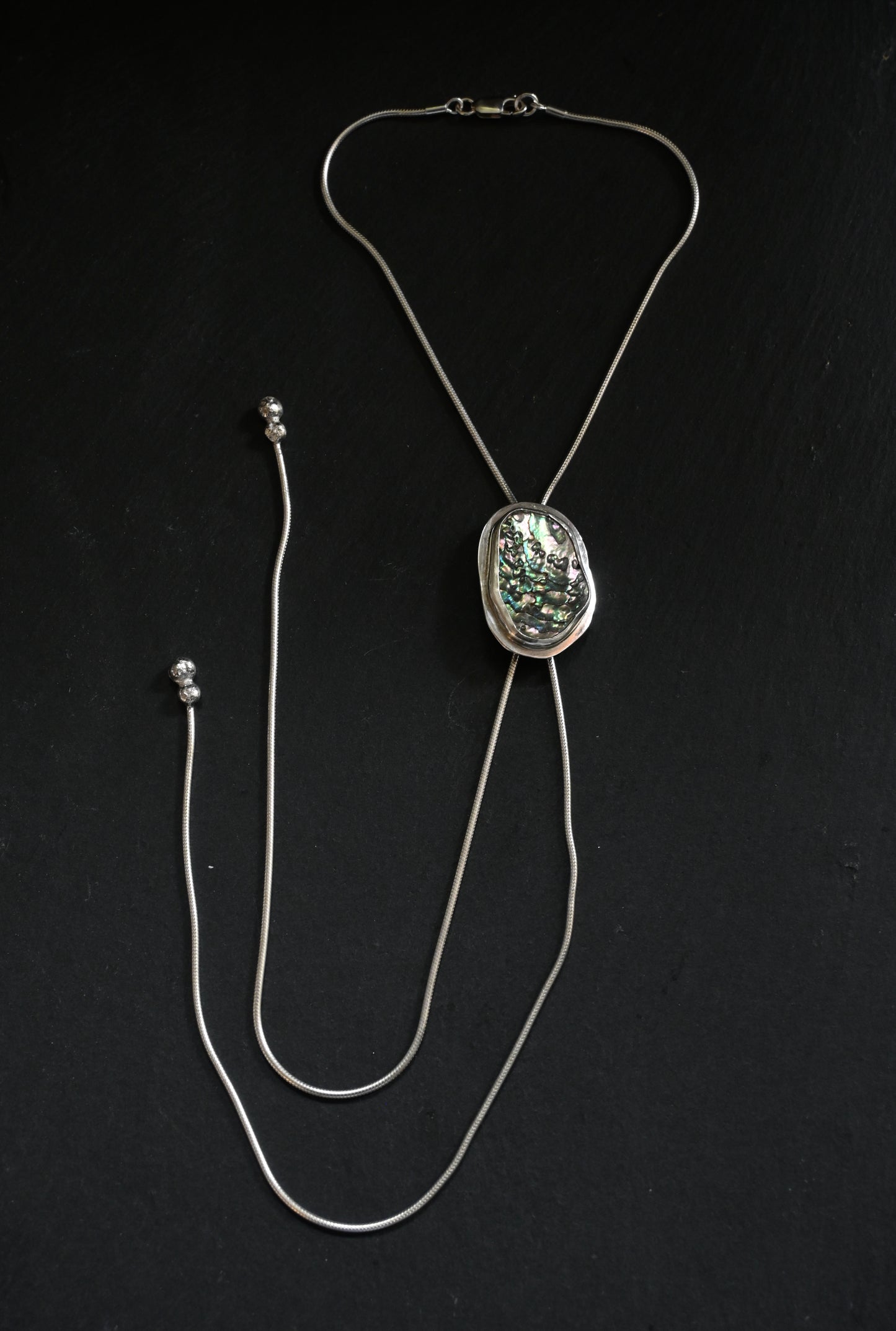 Abalone Bolo Tie