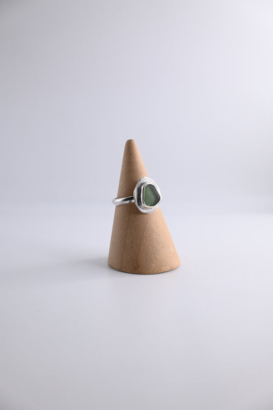 Sea Glass Ring [Size 6]