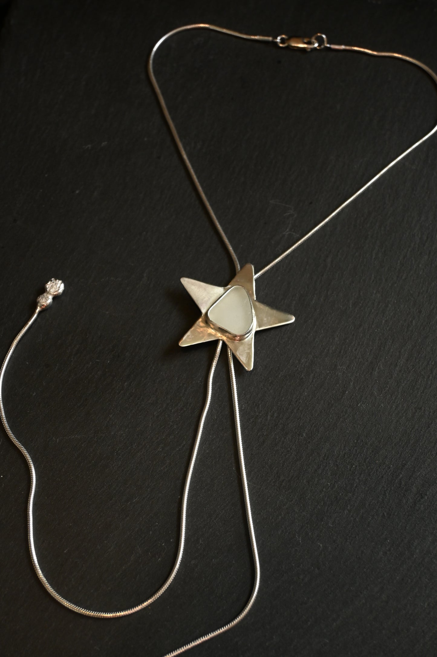 Sea Glass Star Bolo Tie