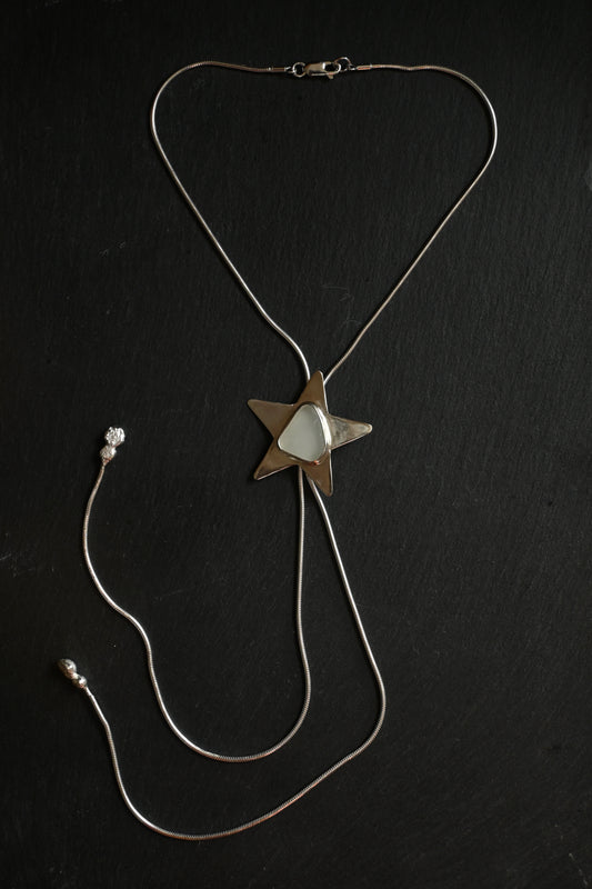 Sea Glass Star Bolo Tie