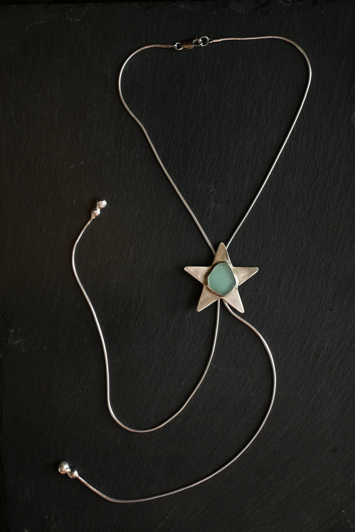 Sea Glass Star Bolo Tie