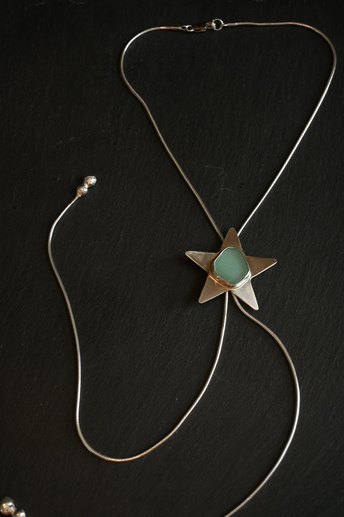 Sea Glass Star Bolo Tie