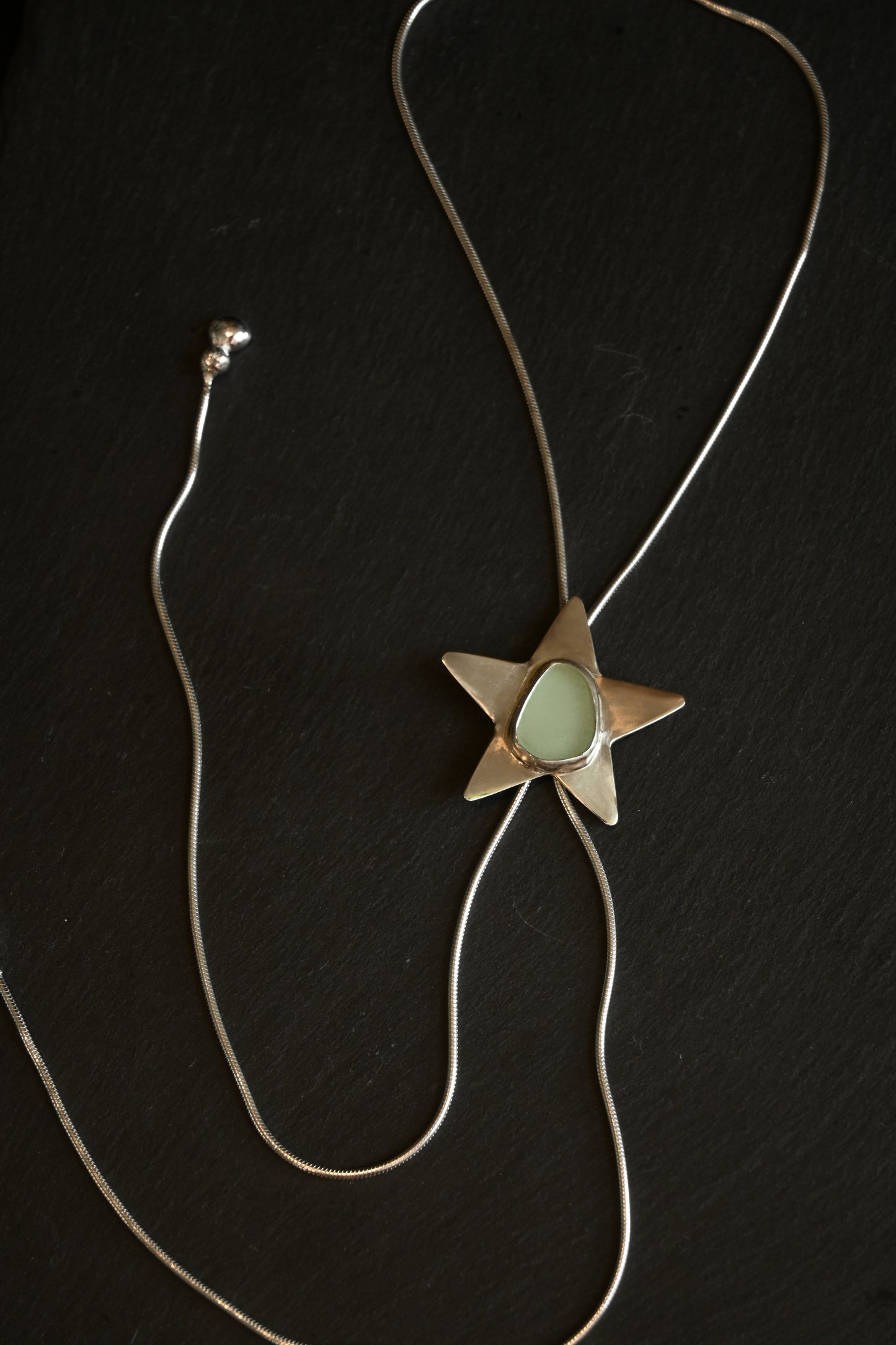 Sea Glass Star Bolo Tie