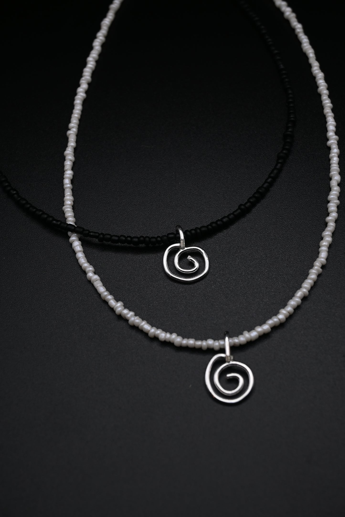 Spiral Pendant Necklace [MULTI COLOR]