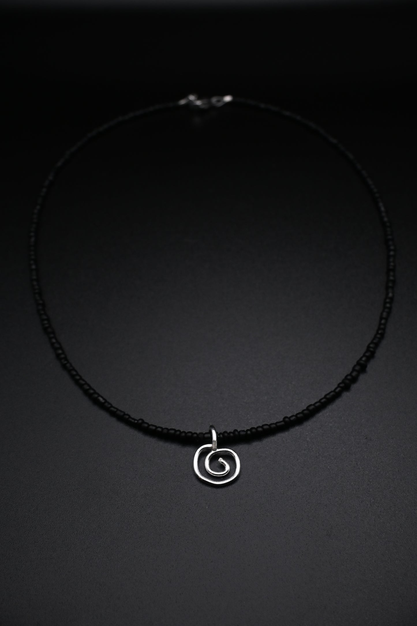 Spiral Pendant Necklace [MULTI COLOR]