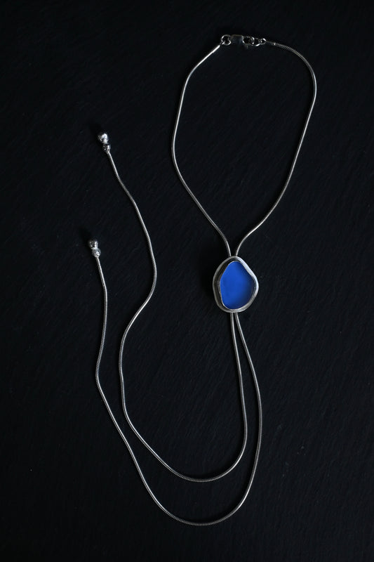 Sea Glass Bolo Tie