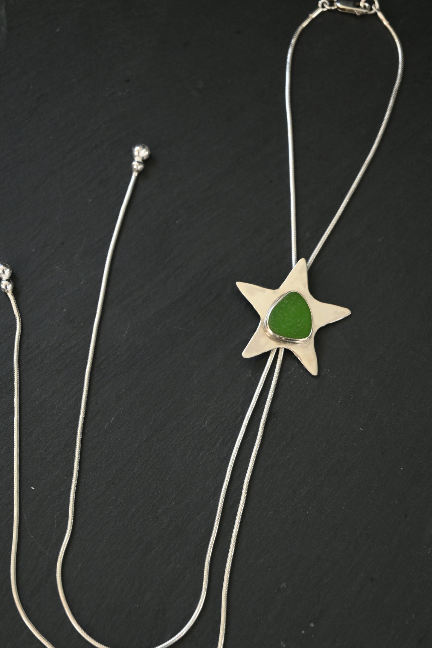 Sea Glass Star Bolo Tie