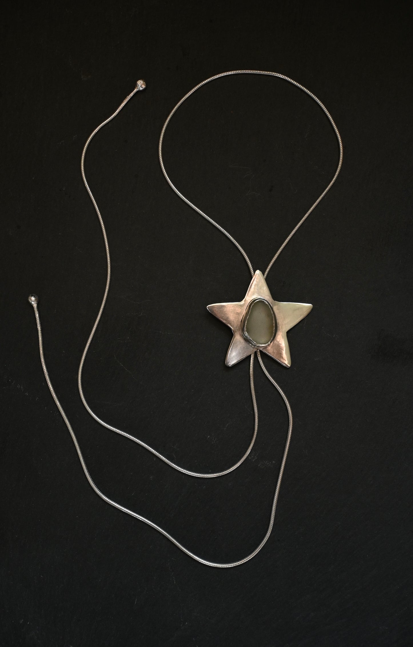 Sea Glass Star Bolo Tie