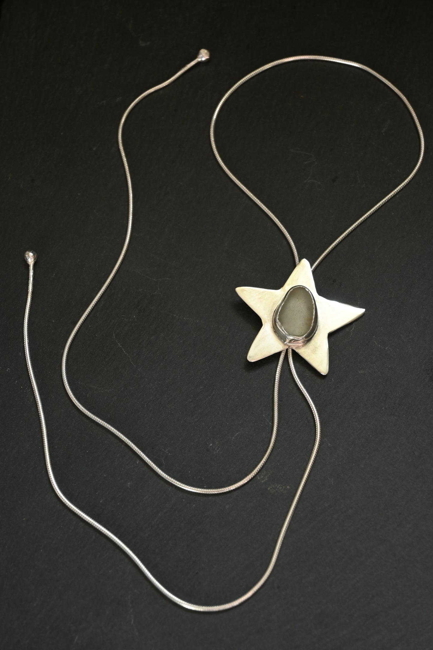 Sea Glass Star Bolo Tie