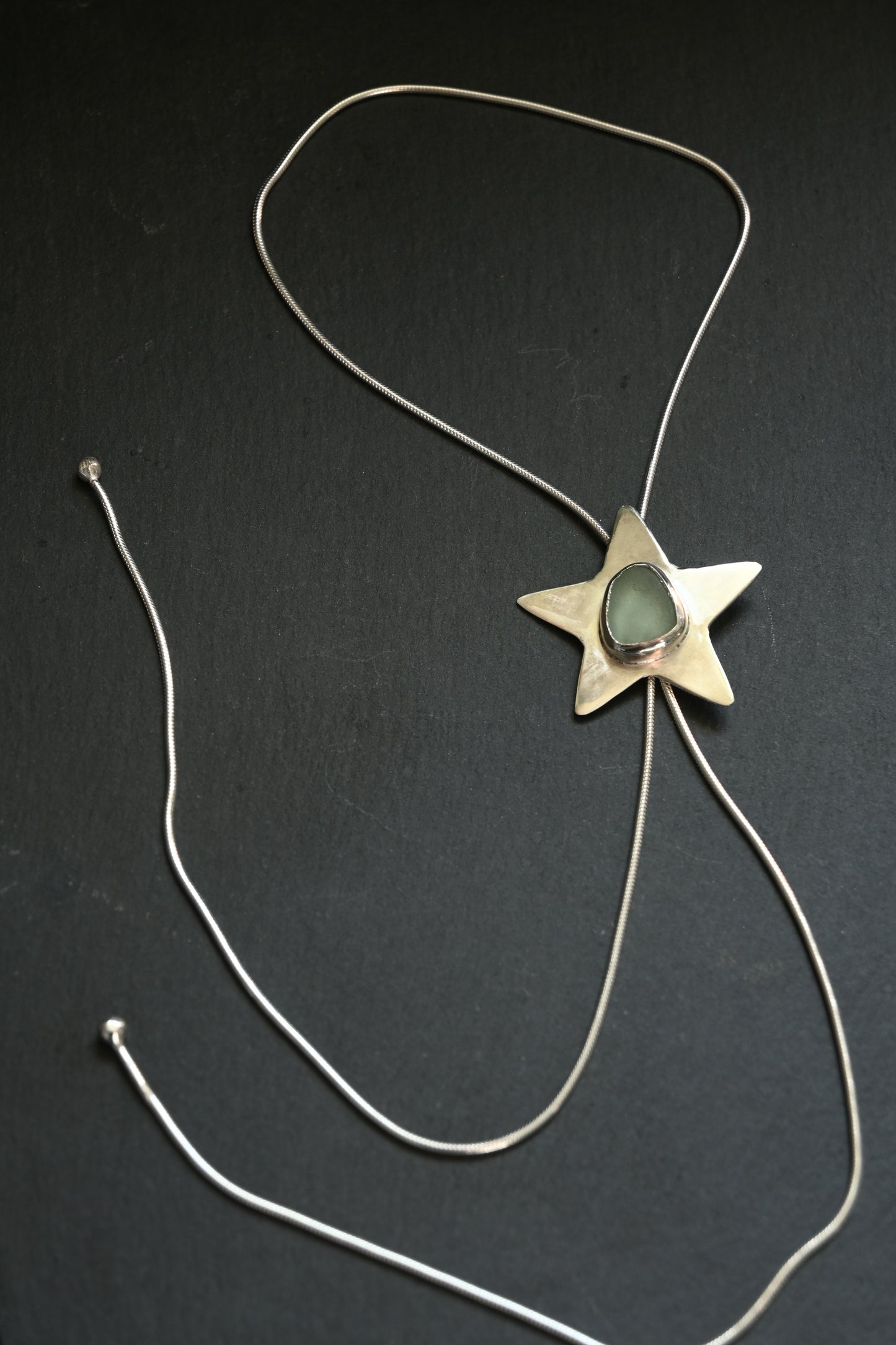 Sea Glass Star Bolo Tie